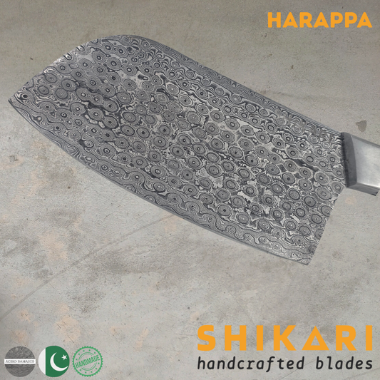 HARAPPA cuchillo chef Acero Damasco/Palo Rosa