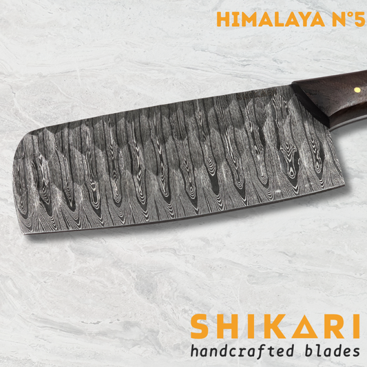 HIMALAYA cuchillo chef acero damasco/Palo Rosa
