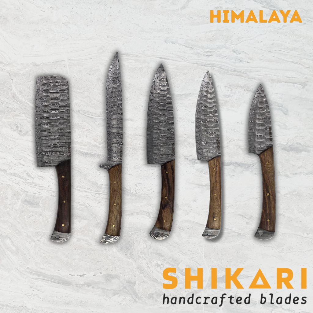 HIMALAYA cuchillo chef acero damasco/Palo Rosa