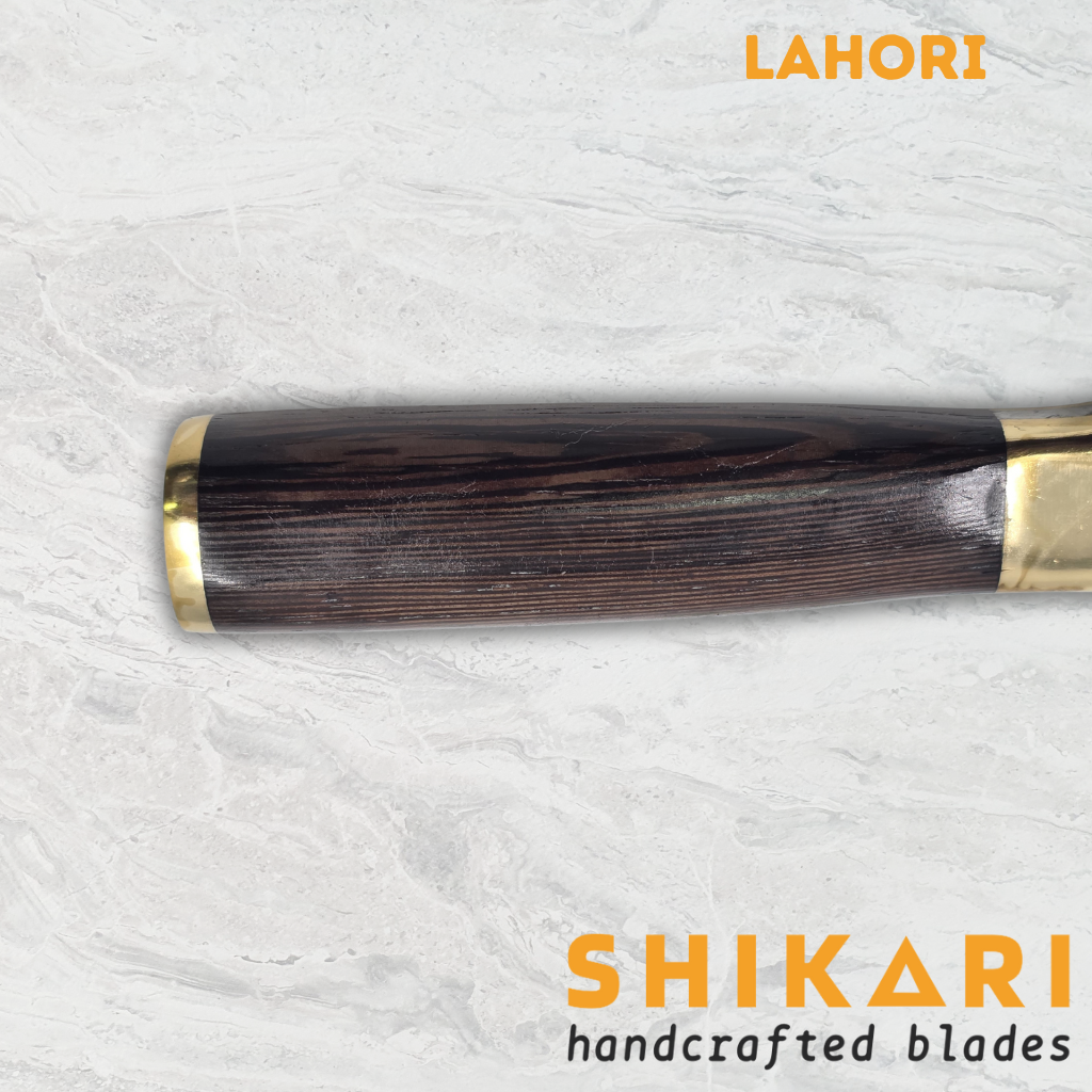 LAHORI cuchillo chef acero damasco/Wengué