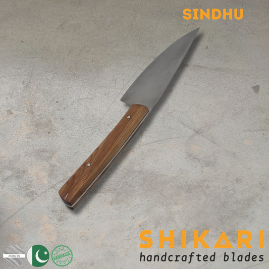SINDHU cuchillo Parrillero acero D2/Olivo