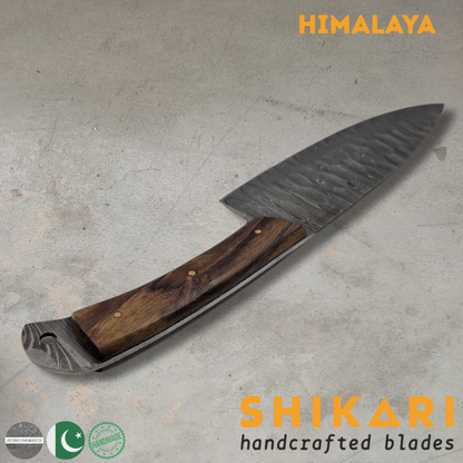 HIMALAYA cuchillo chef acero damasco/Palo Rosa