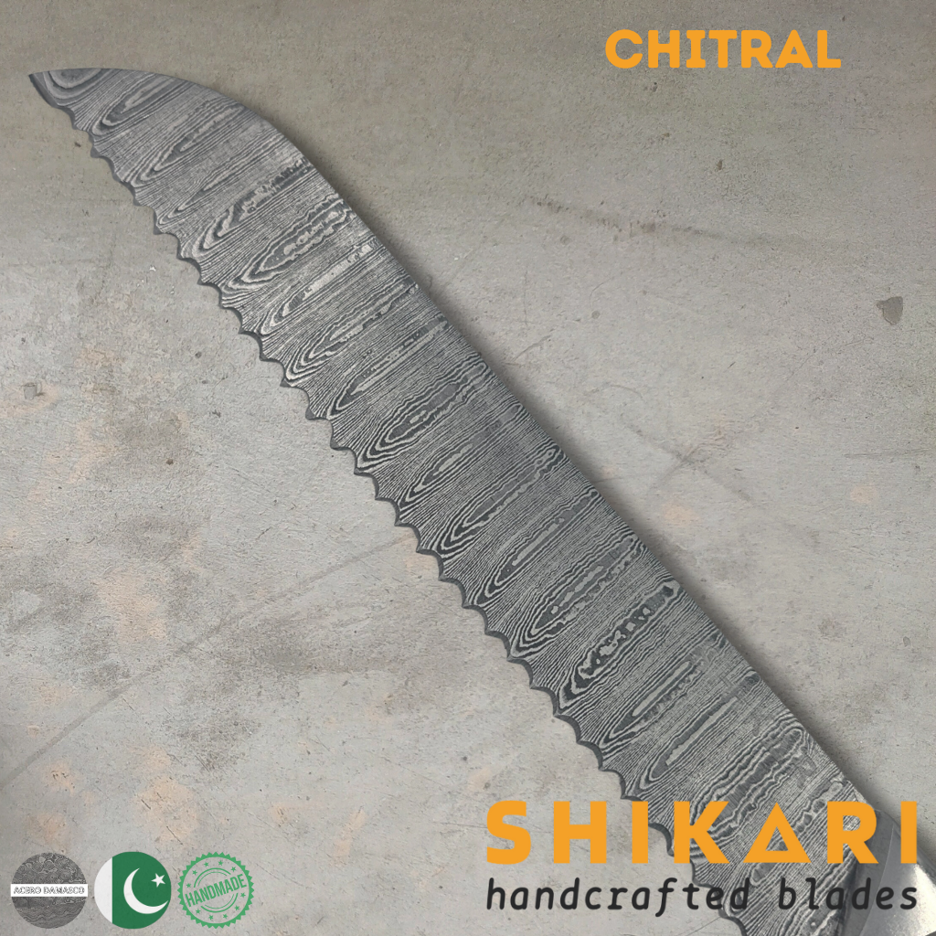 CHITRAL cuchillo chef Acero Damasco/PekkaWood