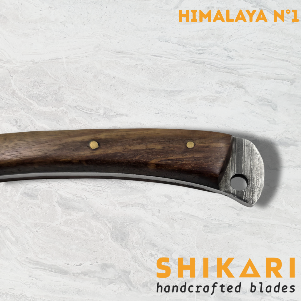 HIMALAYA cuchillo chef acero damasco/Palo Rosa