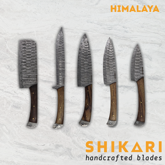 HIMALAYA cuchillo chef acero damasco/Palo Rosa