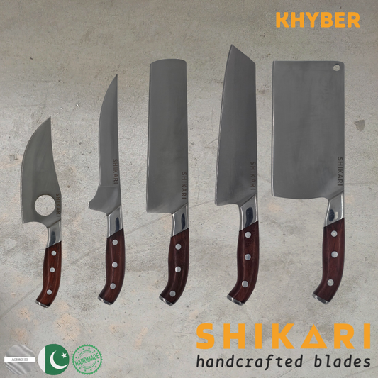 KHYBER cuchillo chef Acero D2/Palo Rosa