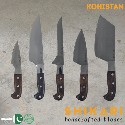 KOHISTAN cuchillo chef Acero D2/Palo Rosa