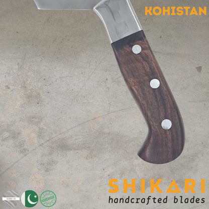 KOHISTAN cuchillo chef Acero D2/Palo Rosa