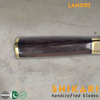 LAHORI cuchillo chef acero damasco/Wengué