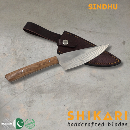 SINDHU cuchillo Parrillero acero D2/Olivo