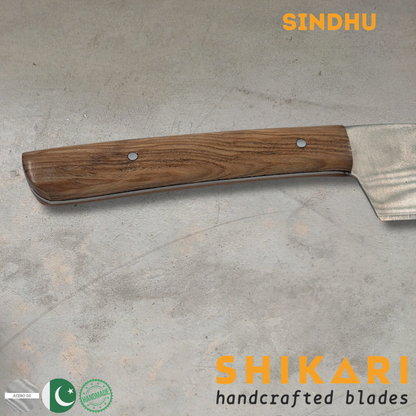 SINDHU cuchillo Parrillero acero D2/Olivo