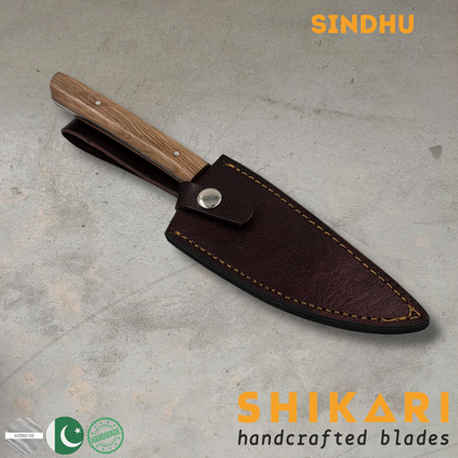 SINDHU cuchillo Parrillero acero D2/Olivo